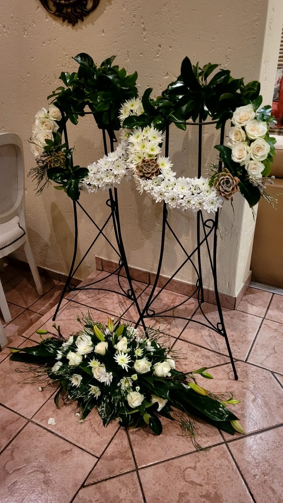Funeral tribute by Flowers by Desire 4